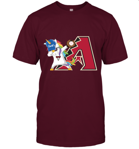 Hip Hop Dabbing Unicorn Flippin Love Arizona Diamondbacks Unisex Jersey Tee