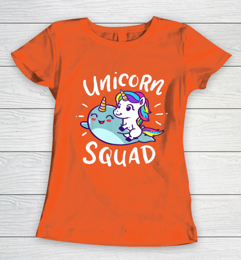 Unicorn Squad Narwhal Funny Cute Birthday Party Present Gift Women's T-Shirt 3