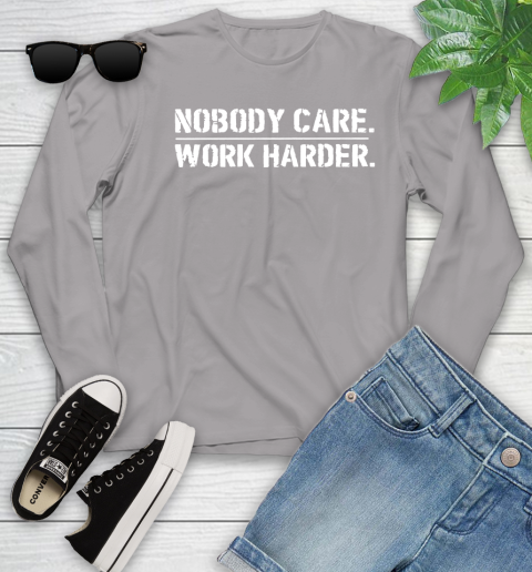 Lamar Jackson Nobody Cares Work Harder Youth Long Sleeve 5