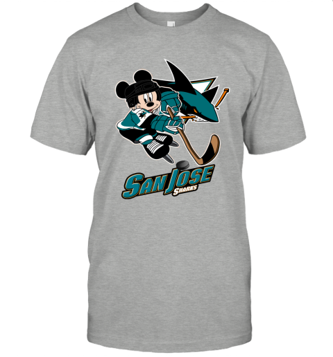 NHL San Jose Sharks Mickey Mouse Disney Hockey T Shirt T-Shirt