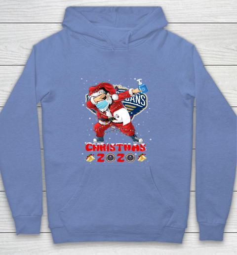 New Orleans Pelicans Funny Santa Claus Dabbing Christmas 2020 NBA Youth Hoodie 8