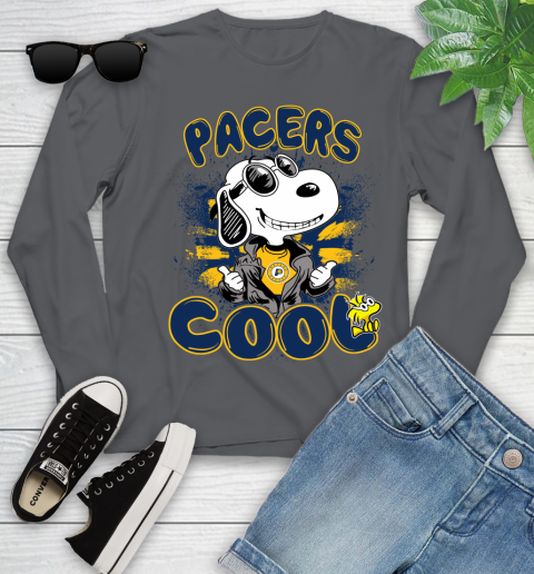 NBA Basketball Indiana Pacers Cool Snoopy Shirt Youth Long Sleeve 8