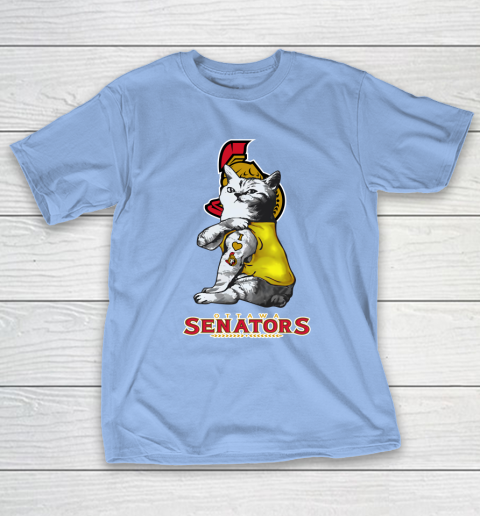 NHL My Cat Loves Ottawa Senators Hockey T-Shirt 10