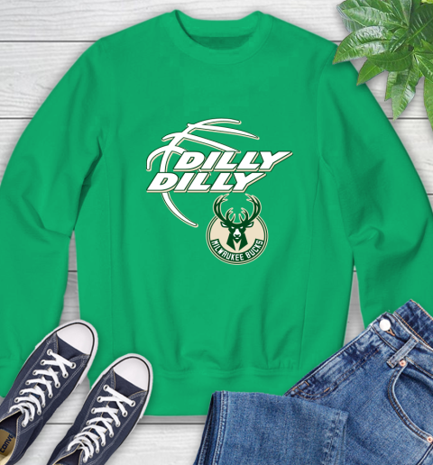 NBA Milwaukee Bucks Dilly Dilly Basketball Sports Sweatshirt 6