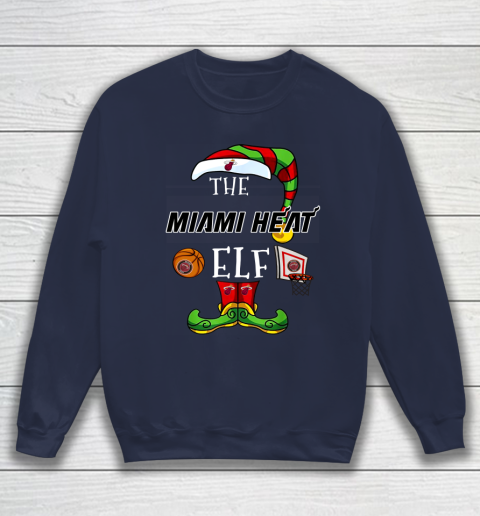 Miami Heat Christmas ELF Funny NBA Sweatshirt 2