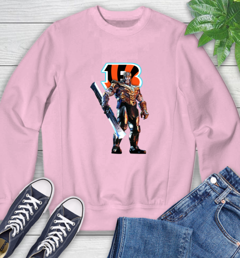 Pink bengals sweatshirt online