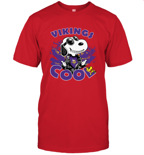 Minnesota Vikings Snoopy Joe Cool We're Awesome Shirt 