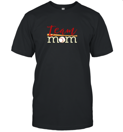 Team Mom Shirts Mother's Day Gift For Baseball Or Softball Unisex Jersey Tee
