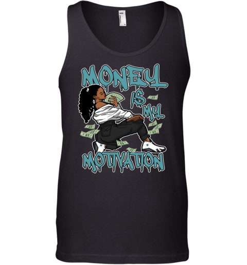 Jordan 14 Oxidized Matching Sneaker Tshirt For Woman For Girl Money Is My Motivation Hipster Hip Hop White Jordan Shirt