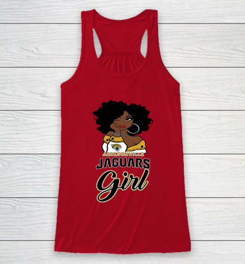 Jacksonville Jaguars Girl NFL Racerback Tank 5