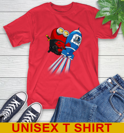 NBA Basketball Dallas Mavericks Deadpool Minion Marvel Shirt T-Shirt 12