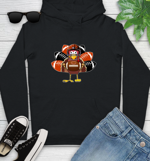 Chicago Bears Turkey Thanksgiving Day Youth Hoodie 2