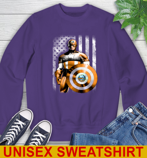 New York Islanders NHL Hockey Captain America Marvel Avengers