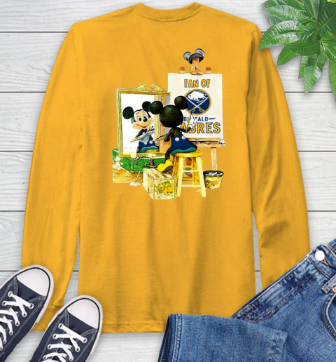 NHL Hockey Buffalo Sabres Mickey Drawing Shirt 55
