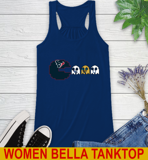 Houston Texans NFL Football Pac Man Champion Racerback Tank 9