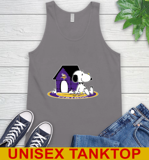 NFL Football Minnesota Vikings Snoopy The Peanuts Movie Shirt Tank Top 7