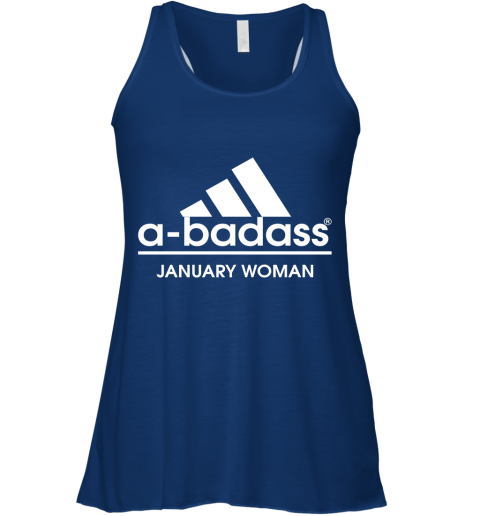 A Badass January Woman Are Born In March Racerback Tank