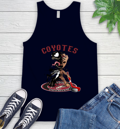 NHL Arizona Coyotes Hockey Venom Groot Guardians Of The Galaxy Tank Top 3