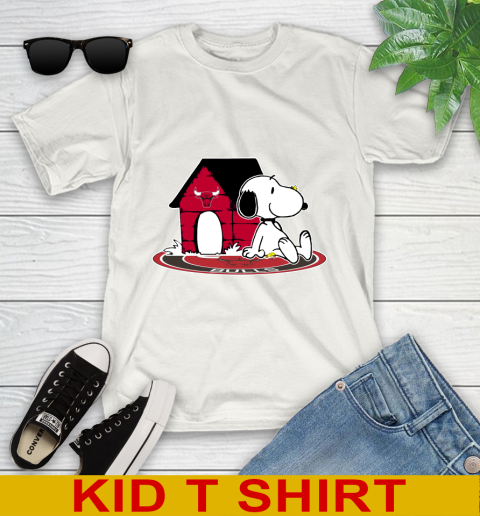 NBA Basketball Chicago Bulls Snoopy The Peanuts Movie Shirt Youth T-Shirt
