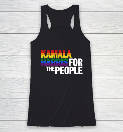 Kamala Harris 2020 for the People LGBT Racerback Tank