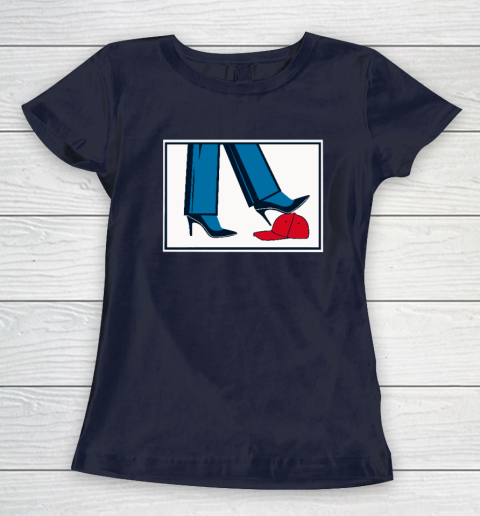 Kamala Harris Heels Stepping On Maga Hat Women's T-Shirt 2