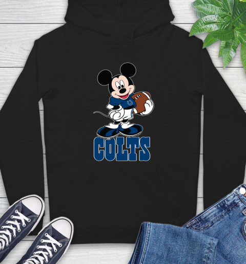 NFL Football Indianapolis Colts Cheerful Mickey Mouse Shirt Hoodie