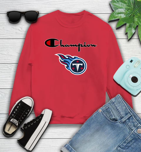 NFL Football Tennessee Titans Champion Shirt Youth Sweatshirt 5