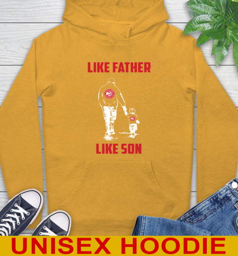 Atlanta Hawks NBA Basketball Like Father Like Son Sports Hoodie 2