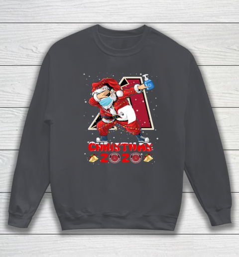 Arizona Diamondbacks Funny Santa Claus Dabbing Christmas 2020 MLB Sweatshirt 4