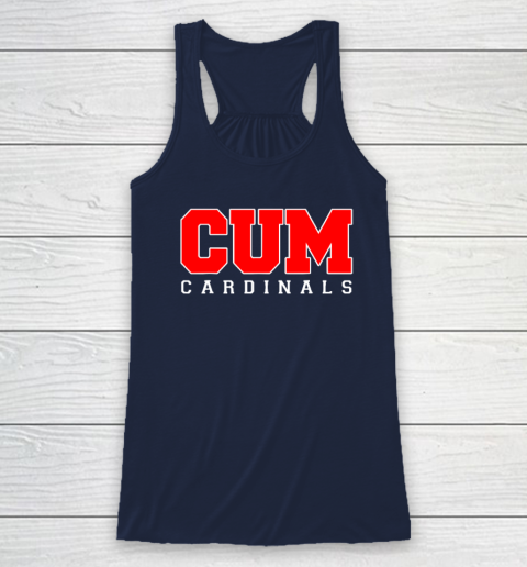 CUM Cardinals Christian University Michigan Racerback Tank 5