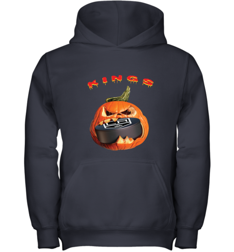 NHL Los Angeles Kings Pumpkin Halloween Design CUSTOM Hoodie