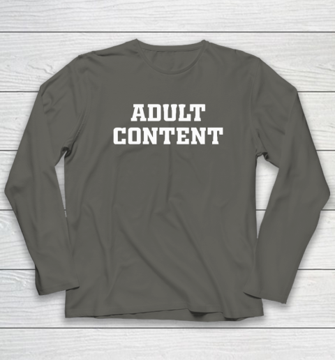 Pedro Pascal Adult Content Long Sleeve T-Shirt 4