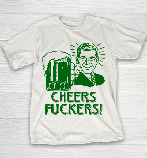 Beer Lover Funny Shirt Irish Cheers For Saint Patricks Day Youth T-Shirt
