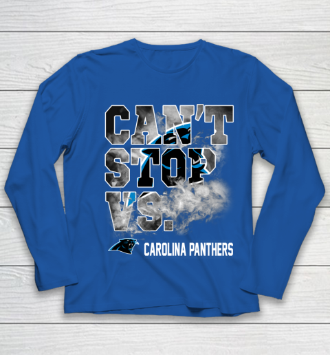 NFL Carolina Panthers Can't Stop Vs Youth Long Sleeve 7