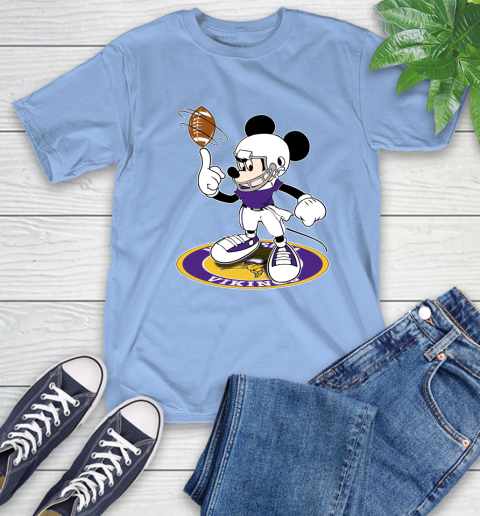 NFL Football Minnesota Vikings Cheerful Mickey Disney Shirt T-Shirt 12