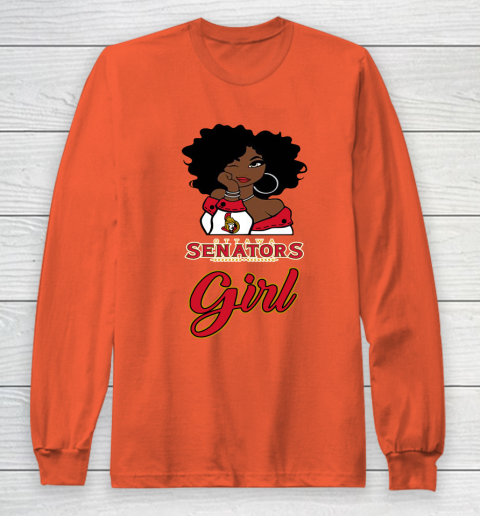Ottawa Senators Girl NHL Long Sleeve T-Shirt 5