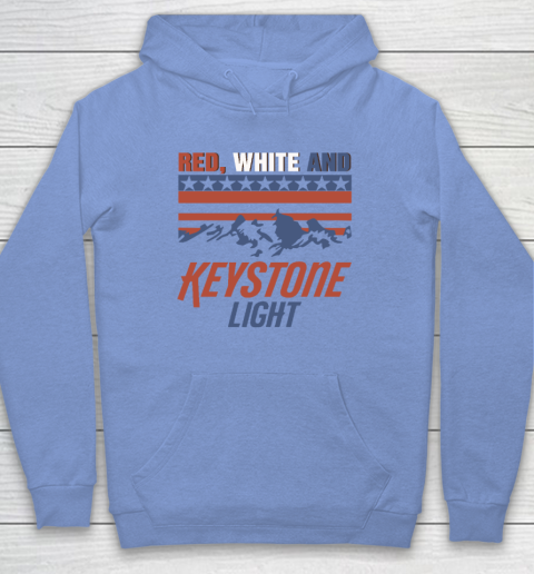 Red White And Keystone Light 4th Of July Hoodie 7