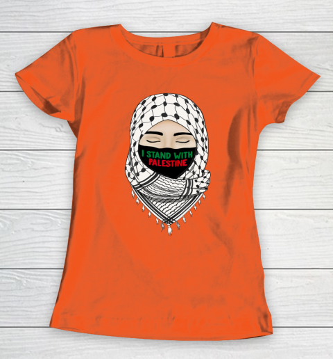 Support I Stand With Palestine Free Palestine Flag Arabic T-Shirt - Buy t- shirt designs