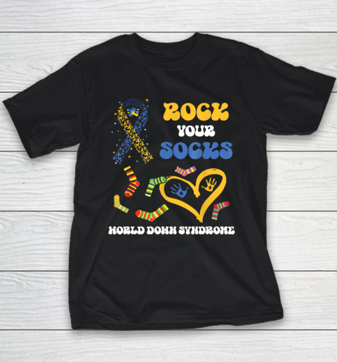 Down Syndrome Awareness Rock Your Socks Youth T-Shirt