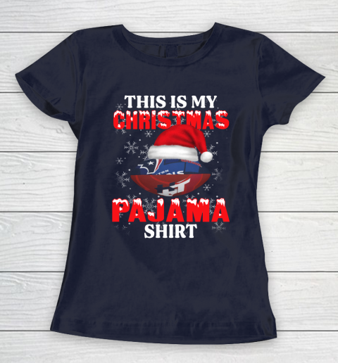 Houston Texans This Is My Christmas Pajama Shirt NFL Women's T-Shirt 2