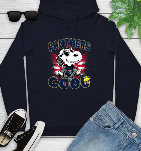 NHL Hockey Florida Panthers Cool Snoopy Shirt Youth Hoodie 3