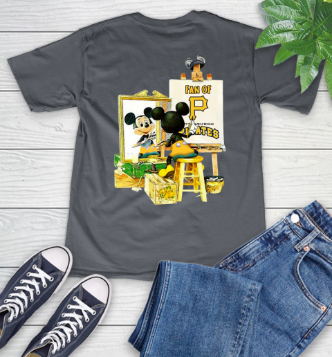MLB Baseball Pittsburgh Pirates Mickey Drawing Shirt 49