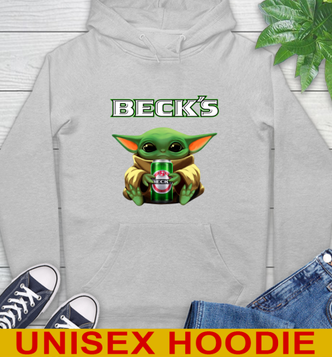 Star Wars Baby Yoda Hugs Beck's Beer Shirt 18