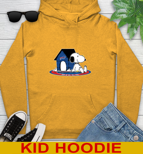 NFL Football Buffalo Bills Snoopy The Peanuts Movie Shirt Youth Hoodie 3