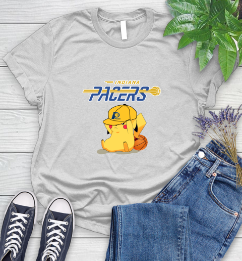 NBA Pikachu Basketball Sports Indiana Pacers Women's T-Shirt