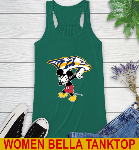Nashville Predators NHL Hockey Dabbing Mickey Disney Sports Racerback Tank 8 Nashville Predators NHL Hockey Dabbing Mickey Disney Sports Racerback Tank - Image 8