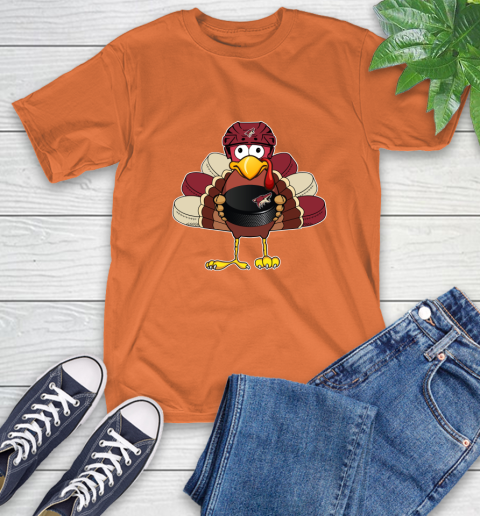 Arizona Coyotes Turkey Thanksgiving Day T-Shirt 5