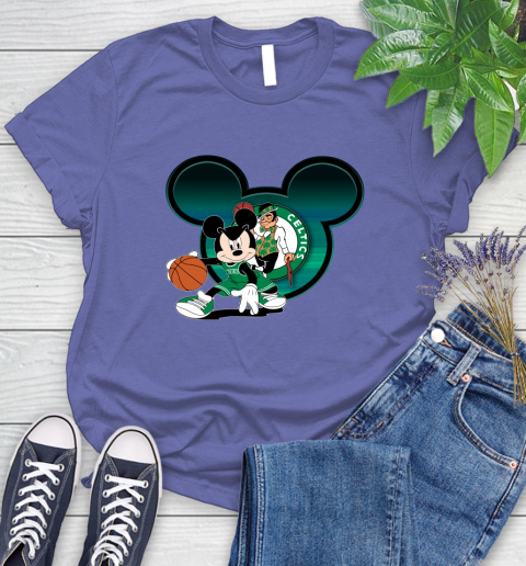 NBA Boston Celtics Mickey Mouse Disney Basketball Women's T-Shirt 11