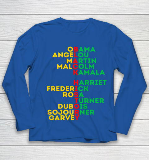 Black History Month Dream Like Leaders African American Love Youth Long Sleeve 7