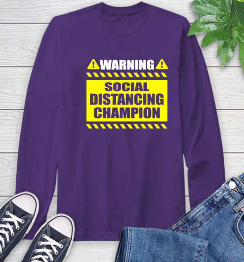 Coronavirus Shirt  Warning Social Distancing Champion 58
